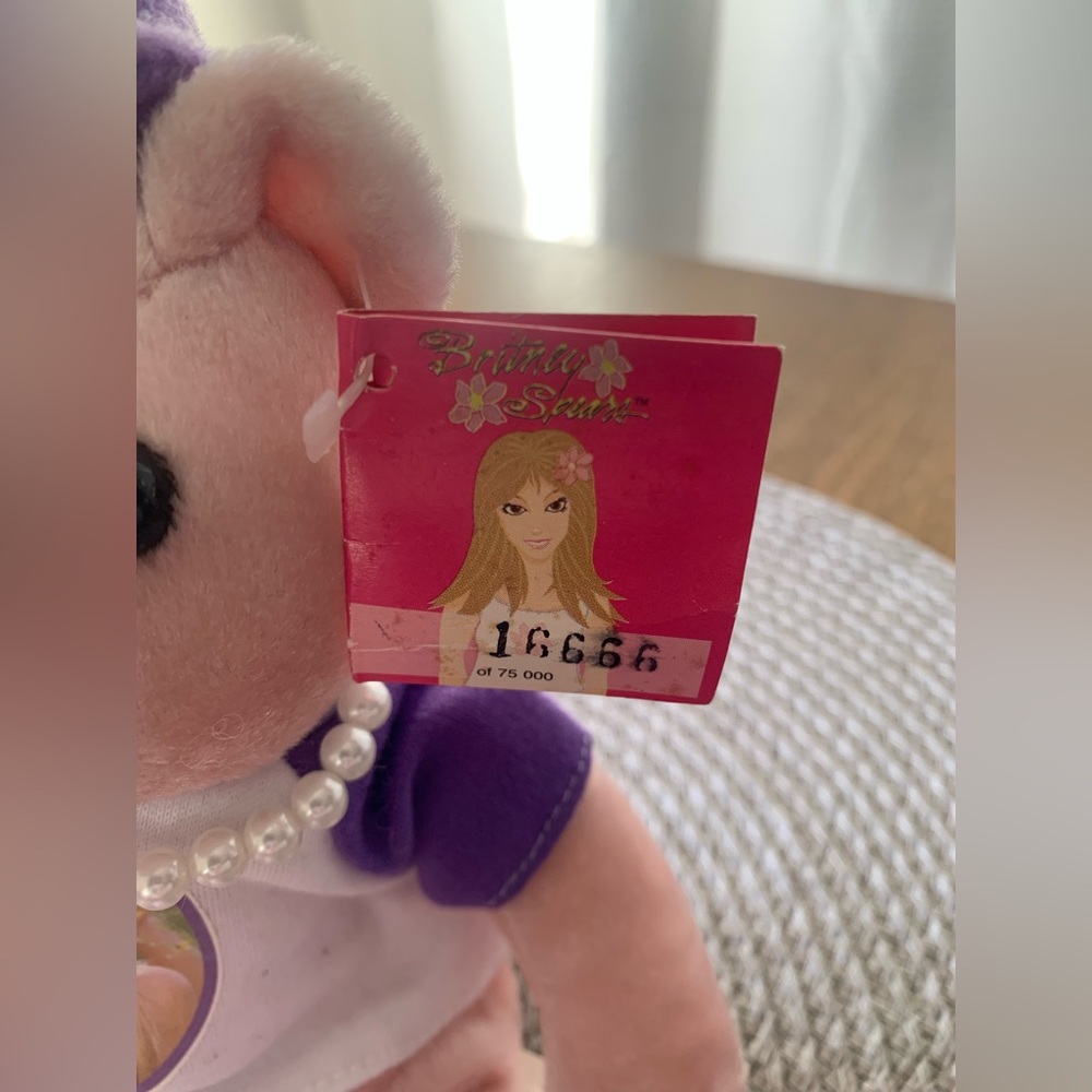 NWT Britney Spears 2000 Vintage One More Time Limited Edition Bear - Picture 2 of 15